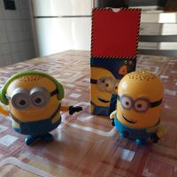 2 personaggi Minions della serie Cattivissimo Me 
