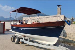 Gozzo vetroresina 7.60 Mt cad marine