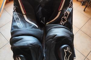 tuta in pelle divisibile Alpinestar  tg48