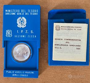 Moneta commemorativa P.V.Marone - 1981