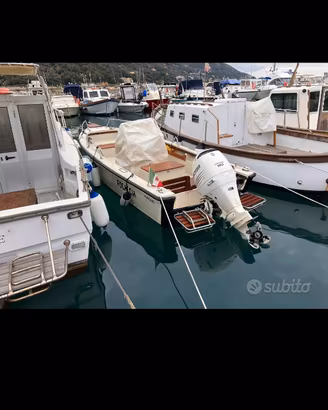 Marino 5.70 inserti in legno Johnson 90 cv 300 ore