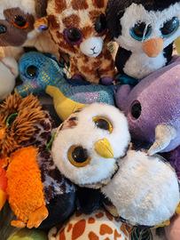 Lotto peluche Ty vari animali 