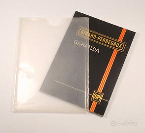 Girard Perregaux garanzia anni 70 bianca