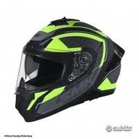 SMK Casco Integrale Typhoon RD1 Nero Giallo Fluo