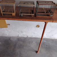 3 GABBIE piccole per canarini