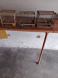 3 GABBIE piccole per canarini