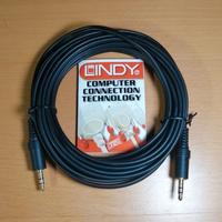 Cavo audio Lindy M/M jack 3.5 mm - 5 metri - Nuovo
