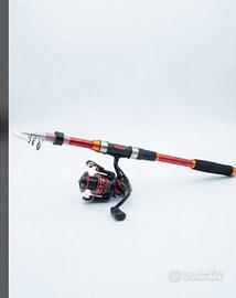 Canna da pesca con mulinello