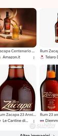 2 rum ZACAPA e 1 rum DIPLOMATICO E 1 rum EMINENTE
