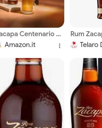 2 rum ZACAPA e 1 rum DIPLOMATICO E 1 rum EMINENTE