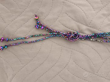 collana lunga con nodo