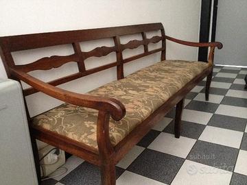 Panca sedia divano epoca antico dell'800 emiliano