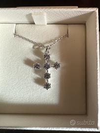 Collana croce Swarovski