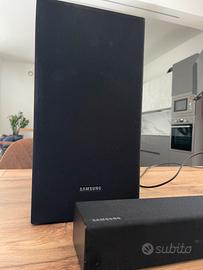 Samsung soundbar e subwoofer