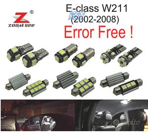 KIT 25 LAMPADE LED INTERNE MERCEDES CLASSE E W211 