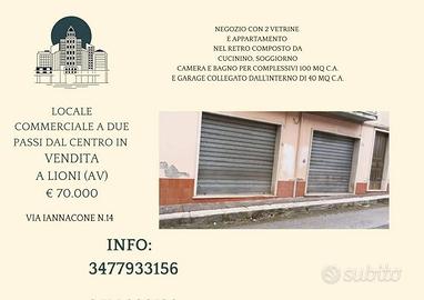 Locale commerciale a due passi dal centro a Lioni