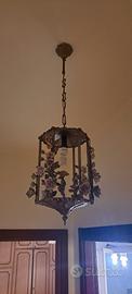 lampadario in bronzo