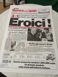 Prima pagina corriere dello sport 