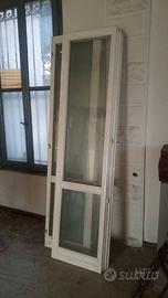 Serramento tre ante porta finestra doppi vetri