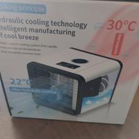 ventilatore portatile con 7 luci