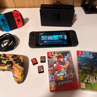 Nintendo Switch + giochi e controller