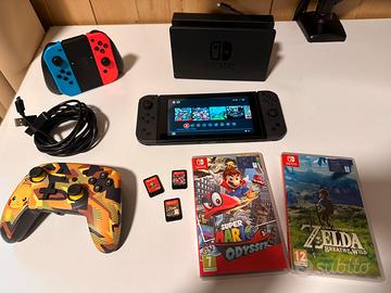 Nintendo Switch + giochi e controller