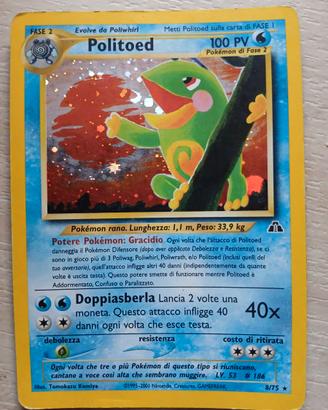 Carte Pokemon - Politoed 2001