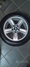  4 Gomme BMW 205/55/16 completi di cerchioni