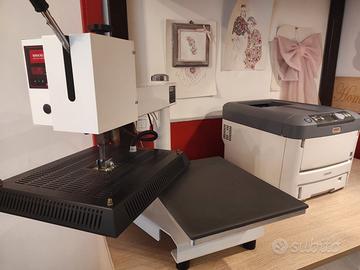Stampante laser + Pressa manuale