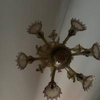 Lampada per soffitto vetro murano