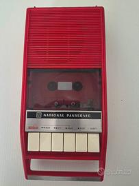 Registratore a cassette vintage National Panasonic