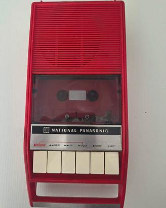 Registratore a cassette vintage National Panasonic