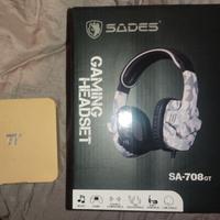 Cuffie da gaming Sades nuove