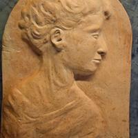 Bassorilievo accademico in terracotta