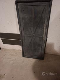 TERAPLAST sottovasi quadro antracite 100 cm