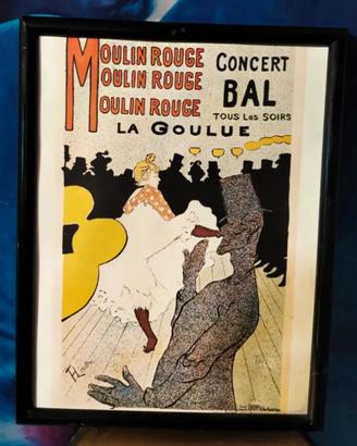 Poster vintage Moulin Rouge La Goulue
