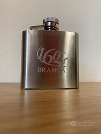 Fiaschetta x liquori tascabile Branca acciaio inox