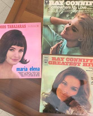 Collezionismo,3 vinili da 33 giri,anni’60, vintage