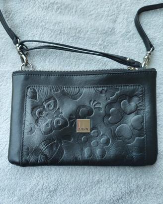 Borsetta pochette THUN nera con tracolla
