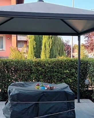 Gazebo 3X3 acciaio zincato