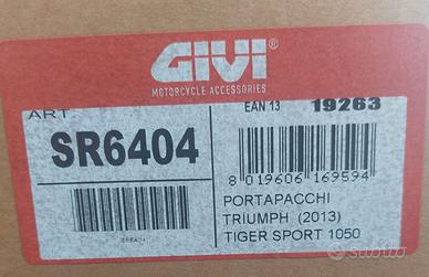 PORTAVALIGIE GIVI TRIUMPH TIGER 1050 DAL 2013