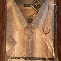 camicia a righe maniche corte tg 16_1/2 - 42
