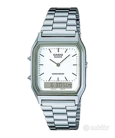 Orologio Casio Analogico-Digitale quadrato