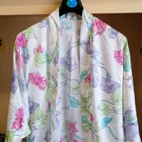 Vestaglia in raso setificato donna