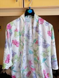 Vestaglia in raso setificato donna