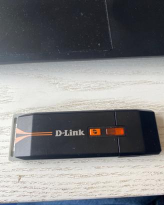Scheda adattatore USB Wireless Wifi D-Link DWA-125
