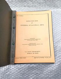 Manuale militare USA del 1955 per antenna radar