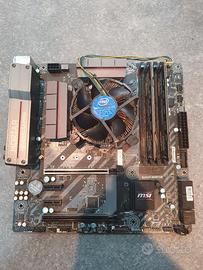 scheda madre processore e ram