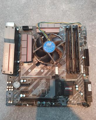 scheda madre processore e ram