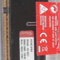 Memoria ddr3 8gb HiperX HX318C10FB/8 1866Mb/sec/pi